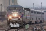 AMTK 184 Ph4 Heritage unit leading the eastbound California Zephyr 